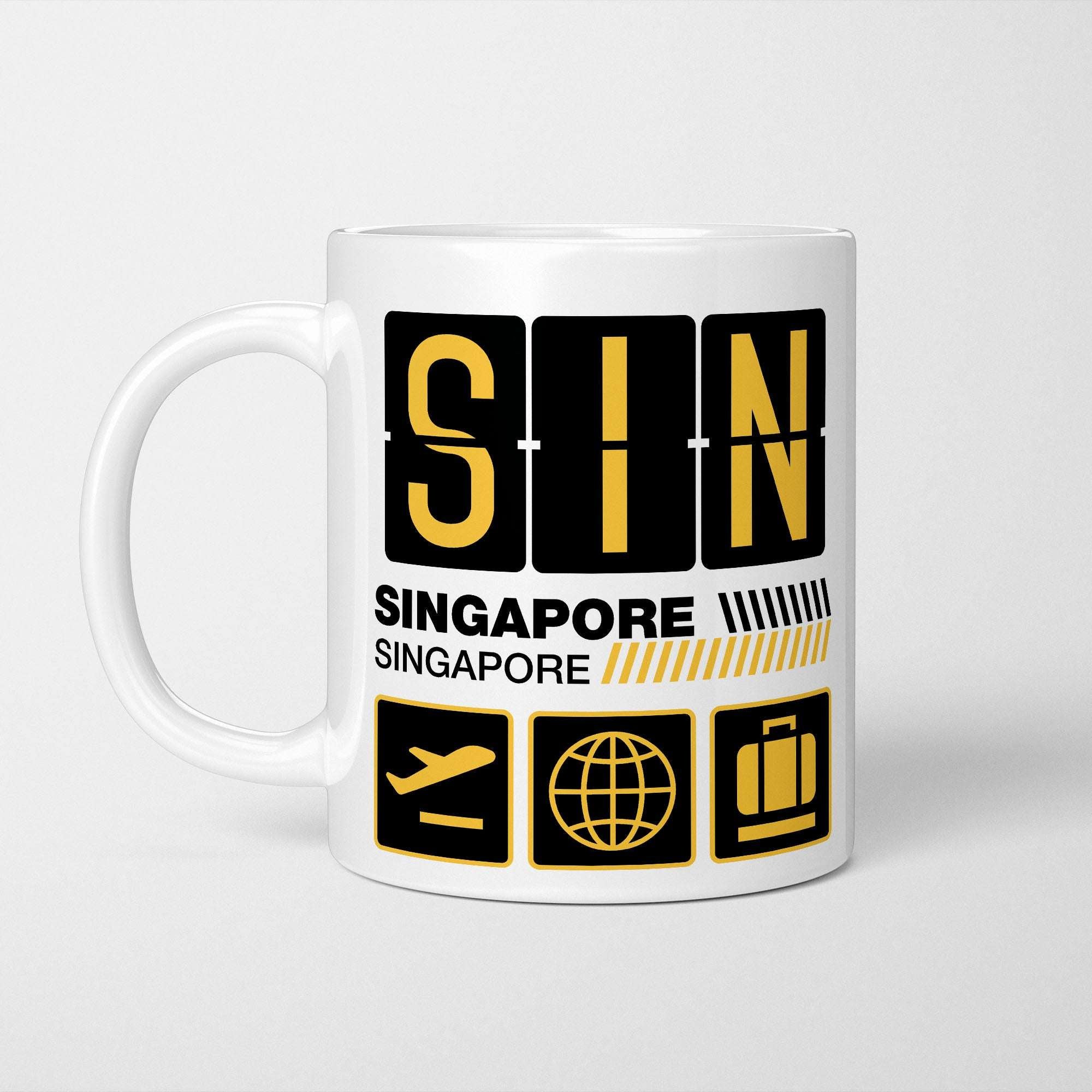 Singapore Airport Tag Mug