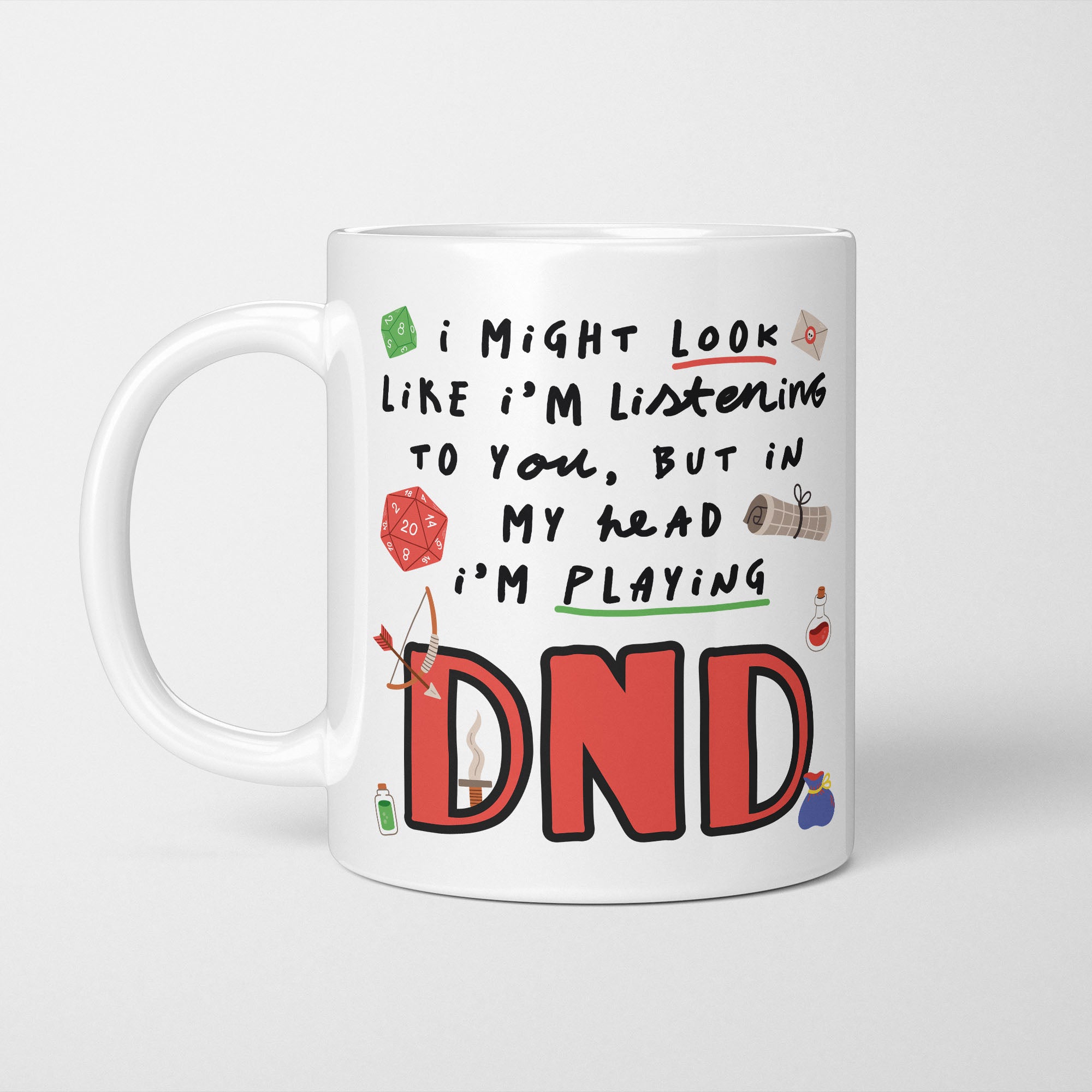 I'm Playing Dungeons & Dragons Mug