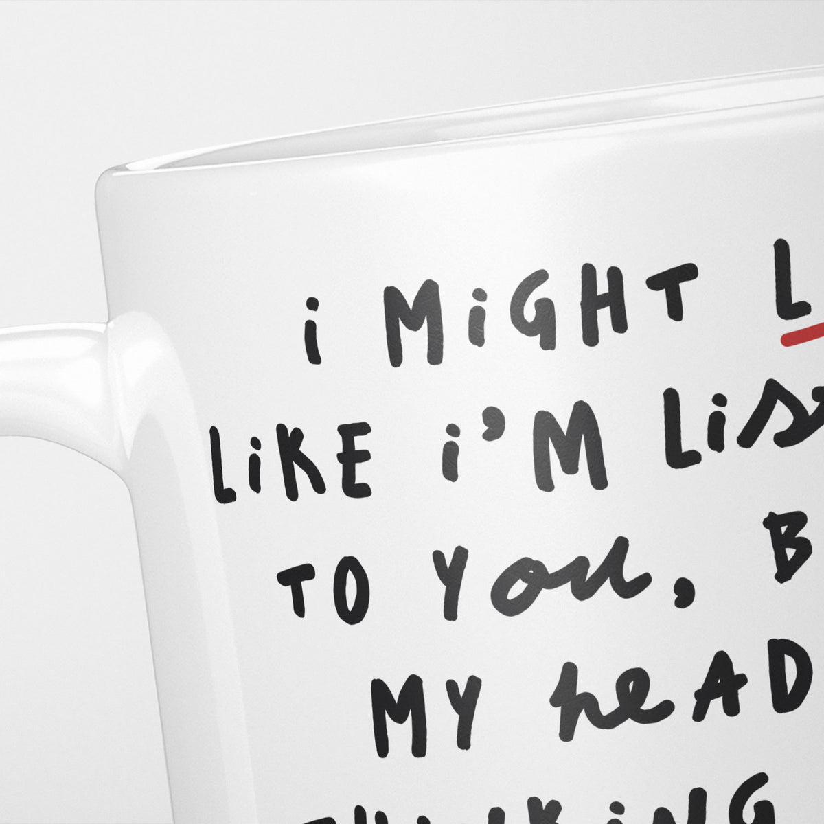 I'm Thinking About Buses Mug