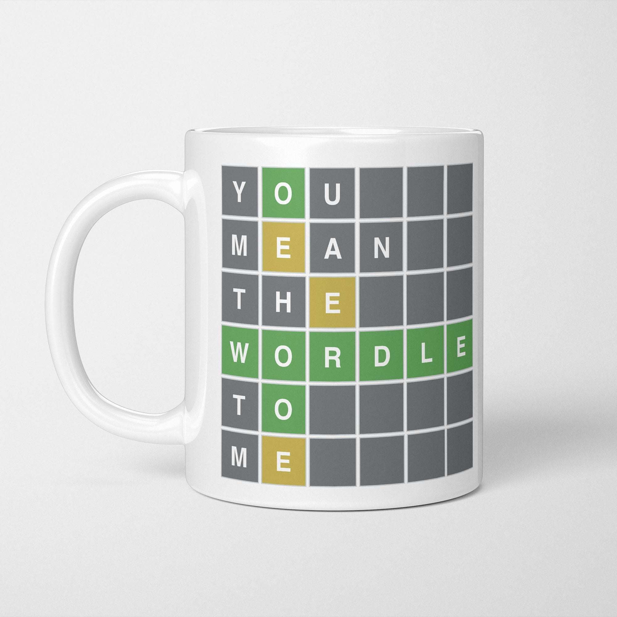 Wordle You Mean The Wordle To Me Mug