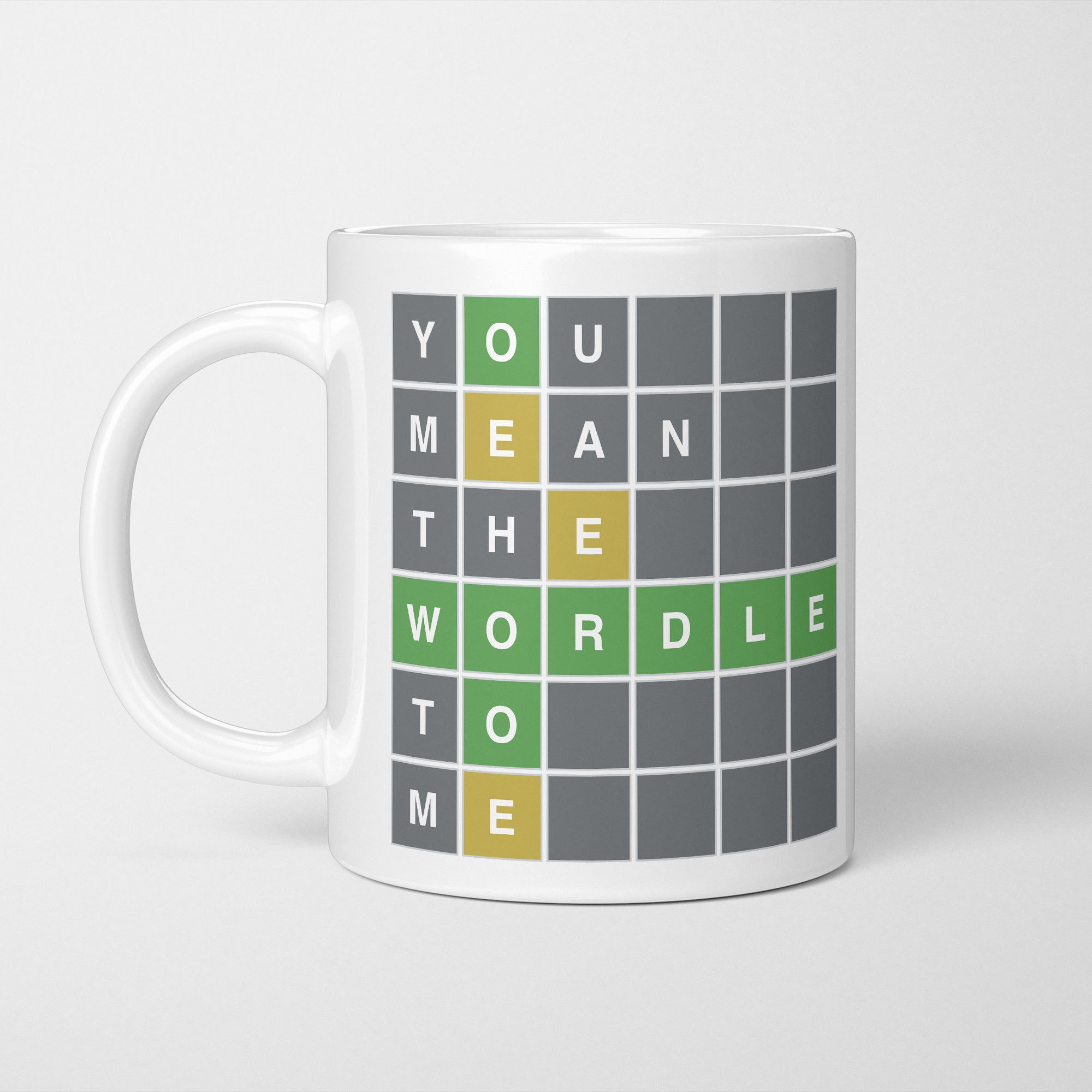 Wordle You Mean The Wordle To Me Mug