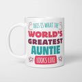 World's Greatest Auntie Mug