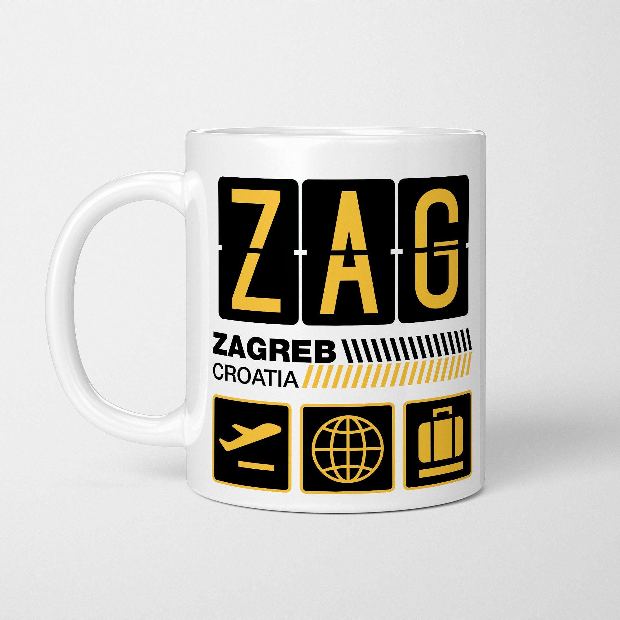 Zagreb Airport Tag Mug