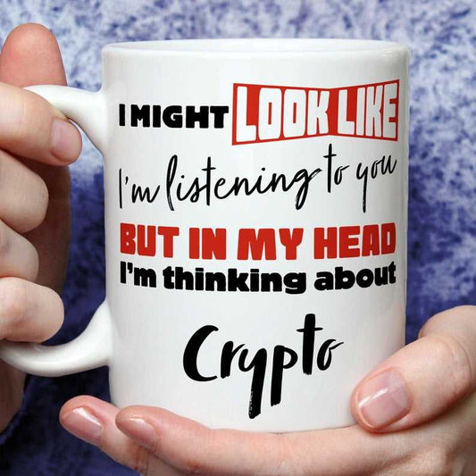 I'm Thinking About Crypto Mug