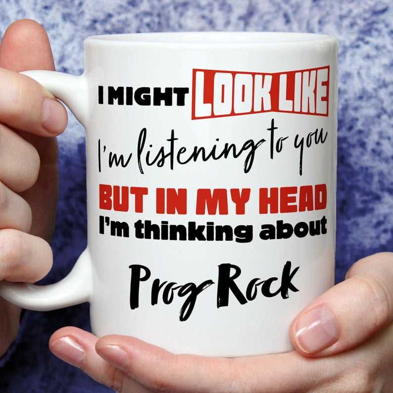 I'm Thinking About Prog Rock Mug