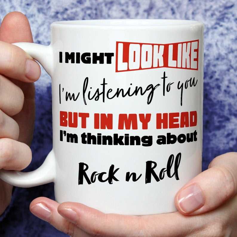 I'm Thinking About Rock n Roll Mug