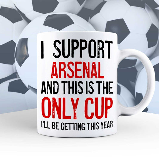 I Support Arsenal Mug