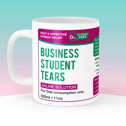 Business Student Tears Mug