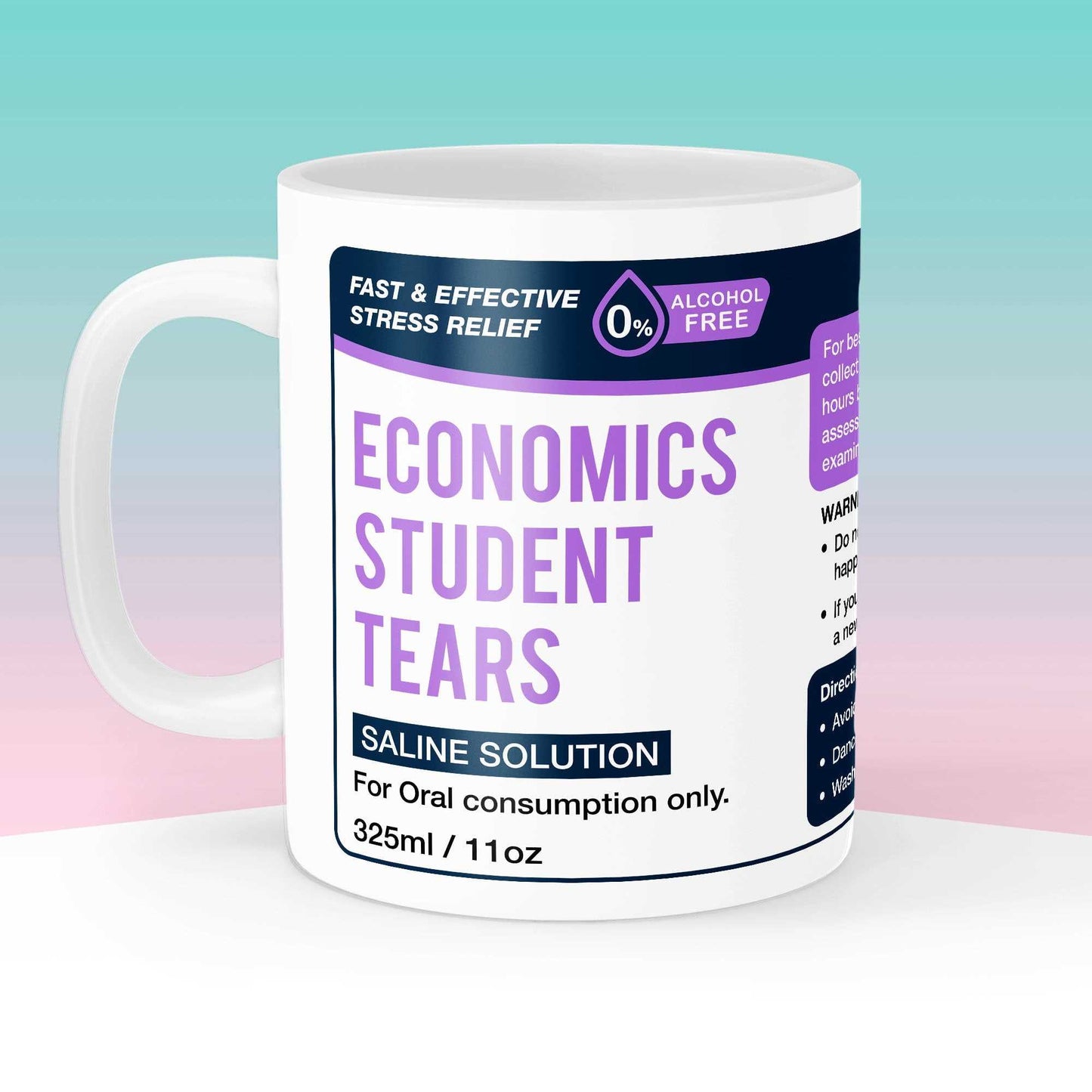 Economics Student Tears Mug