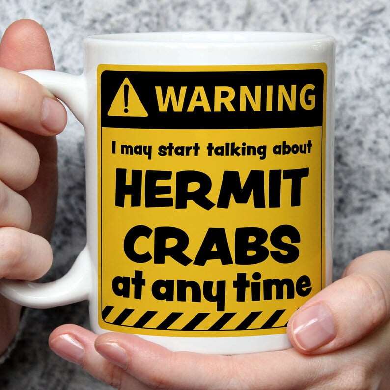 Warning! I May Start Talking About Hermit Crabs at Any Time Mug