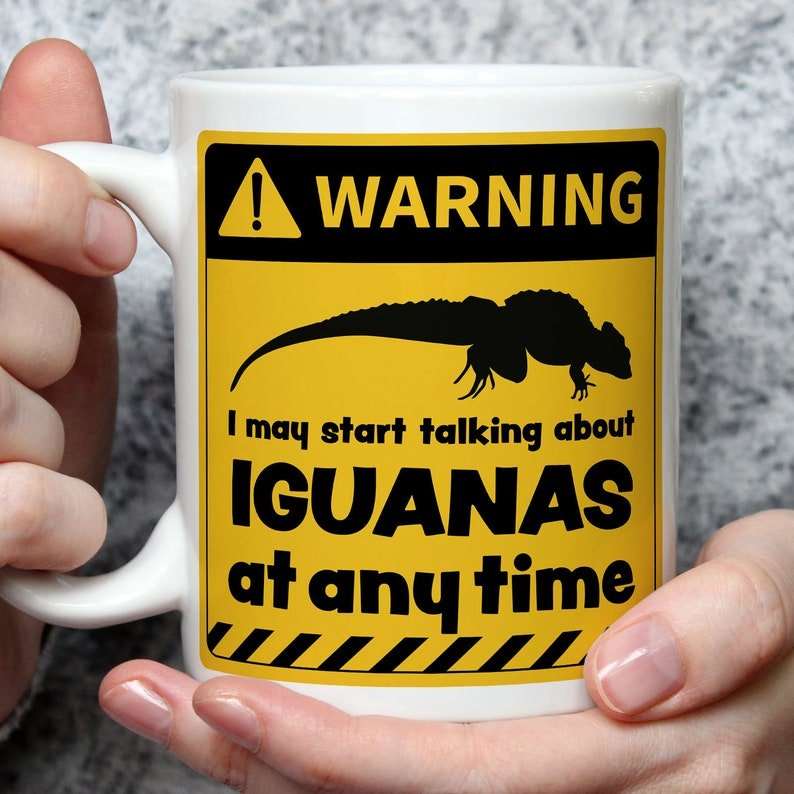 Warning! I May Start Talking About Iguanas at Any Time Mug
