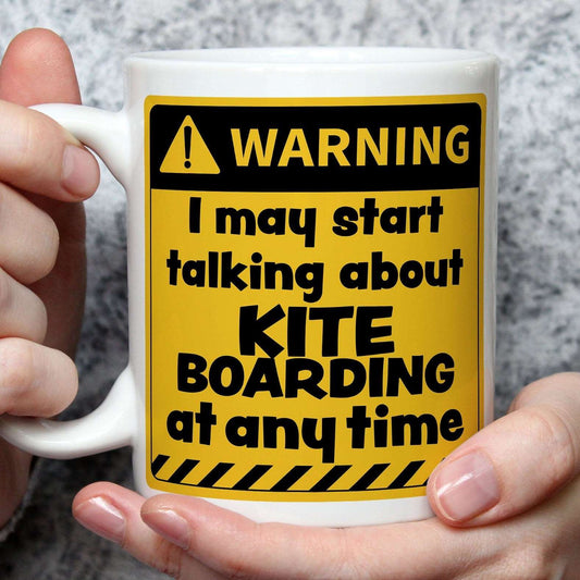 Warning! I May Start Talking About Kiteboarding at Any Time Mug