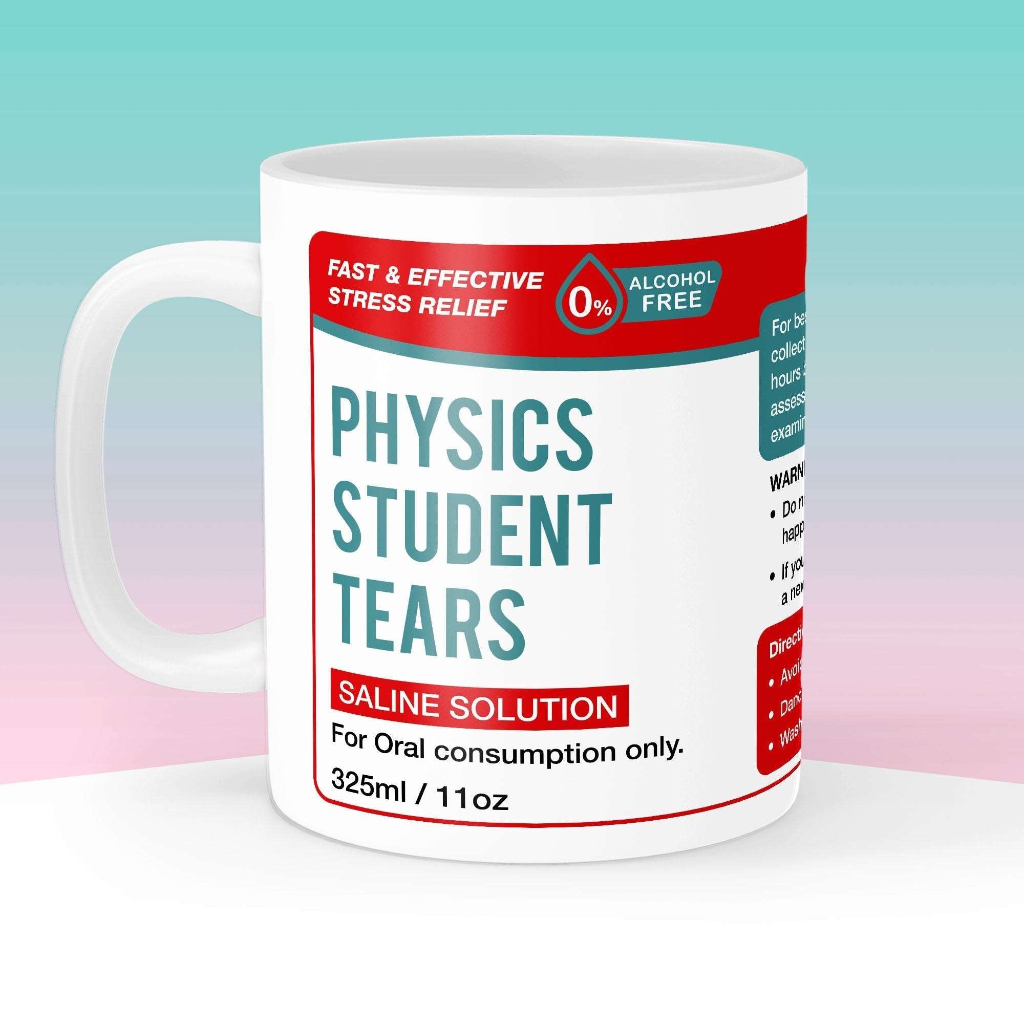 Physics Student Tears Mug