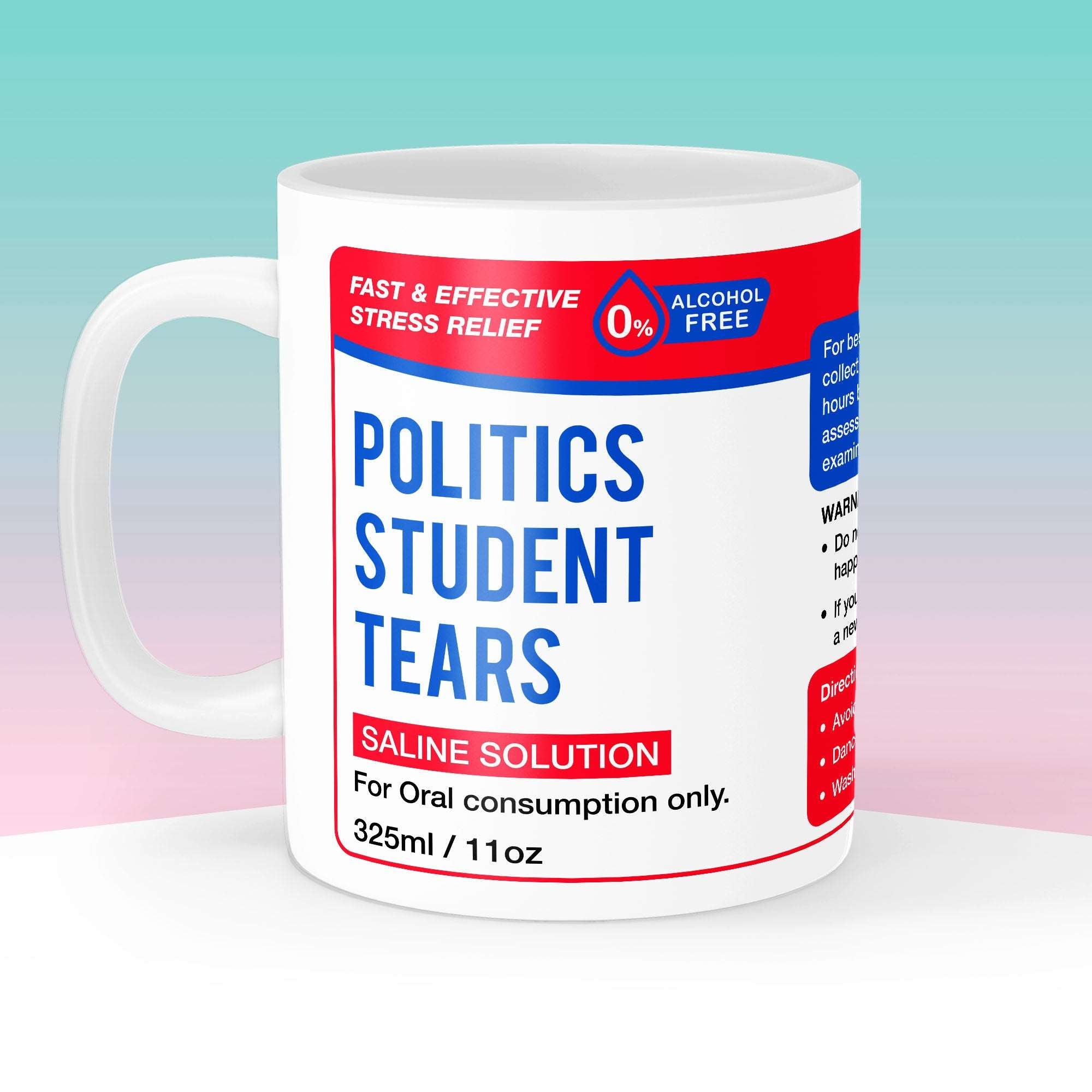 Politics Student Tears Mug