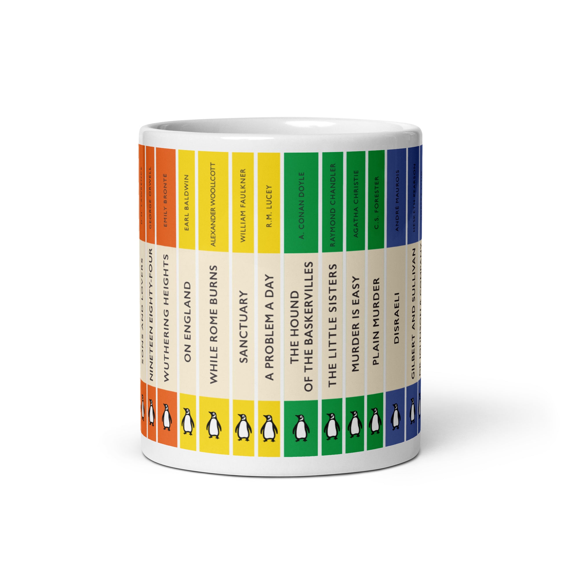 Rainbow Penguin Classics Mug