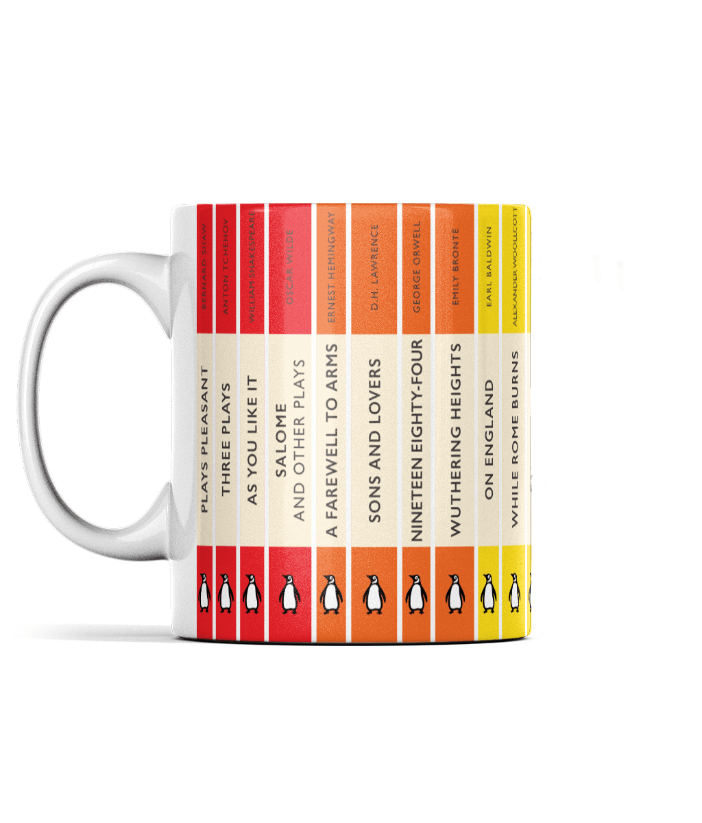 Rainbow Penguin Classics Mug