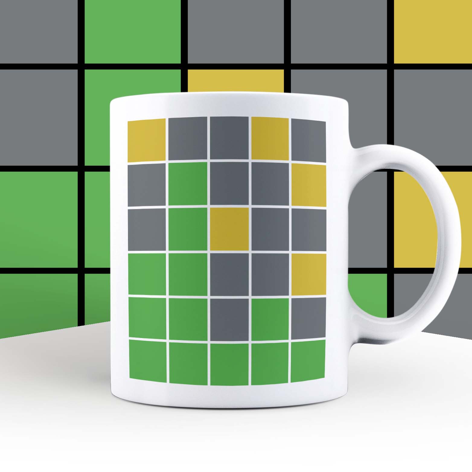 Wordle Game Grid Mug