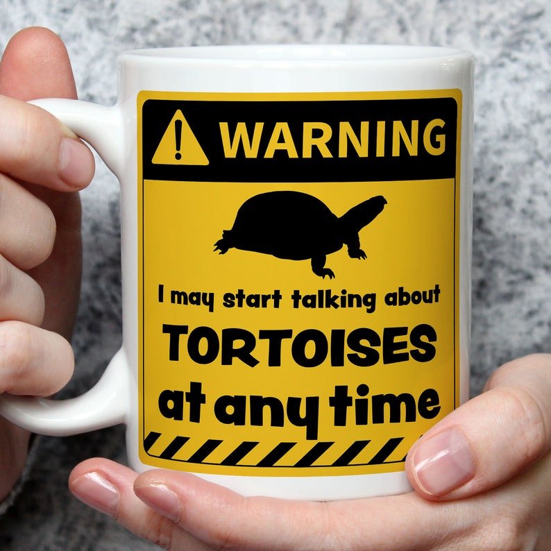 Warning! I May Start Talking About Tortoises at Any Time Mug