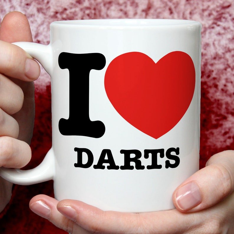 I Love Darts Mug