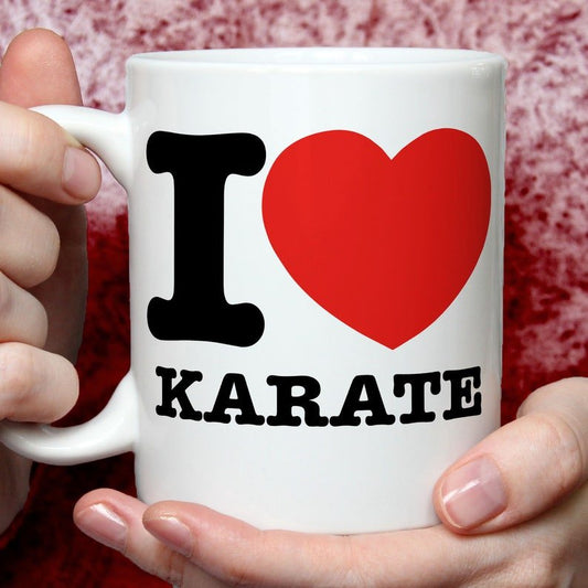 I Love Karate Mug
