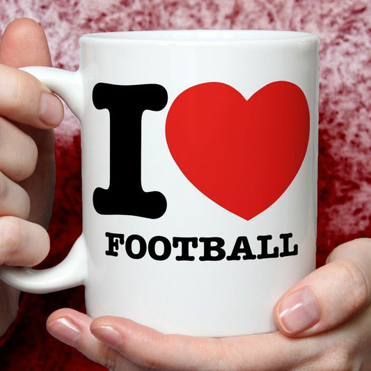 I Love Football Mug