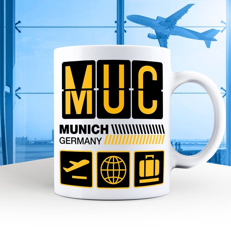 Munich Airport Tag Mug