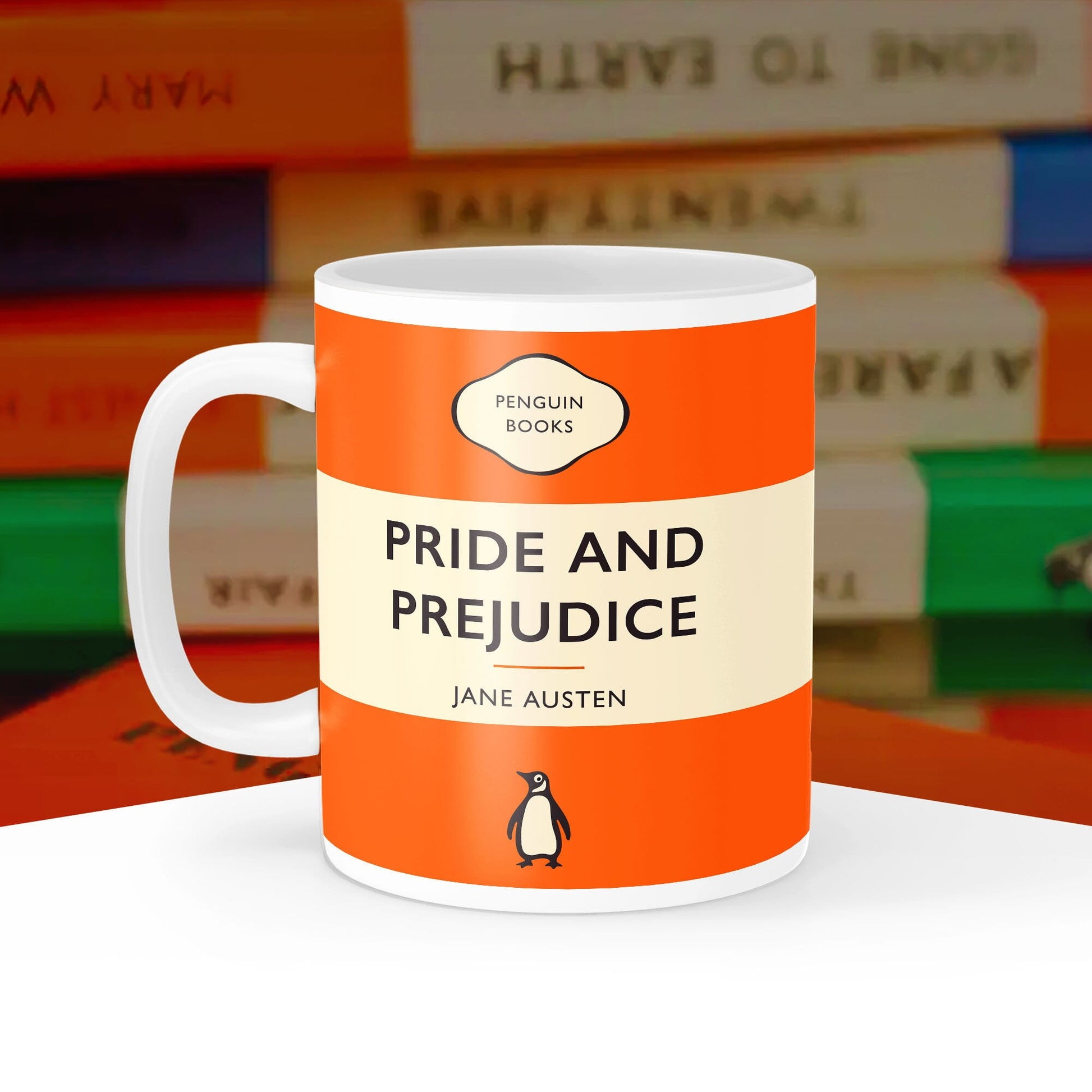 Pride and Prejudice - Jane Austen Penguin Book Cover Mug