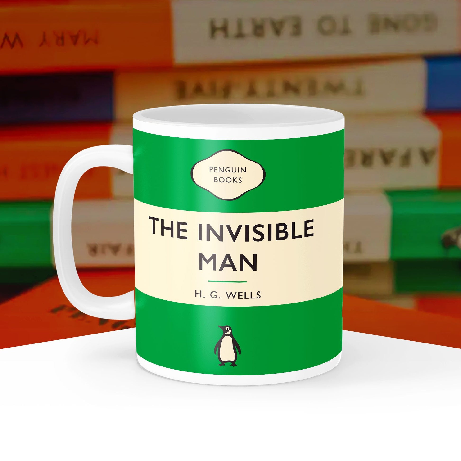The Invisible Man - H. G. Wells Penguin Book Cover Mug